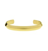 Open bangle armband Leya van Stainless Steel Gold plated