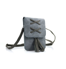 Telefoontasje Heup,- Cross Bodybag | Blauw | AndorraGrijs B