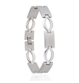 Armband Ovals - Stainless Steel - 22 cm