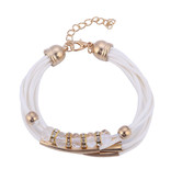 Sazou Jewels Armband Fancy - In zwart, wit of grijs