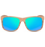 Zonnebril Wood Look Green Unisex  2474