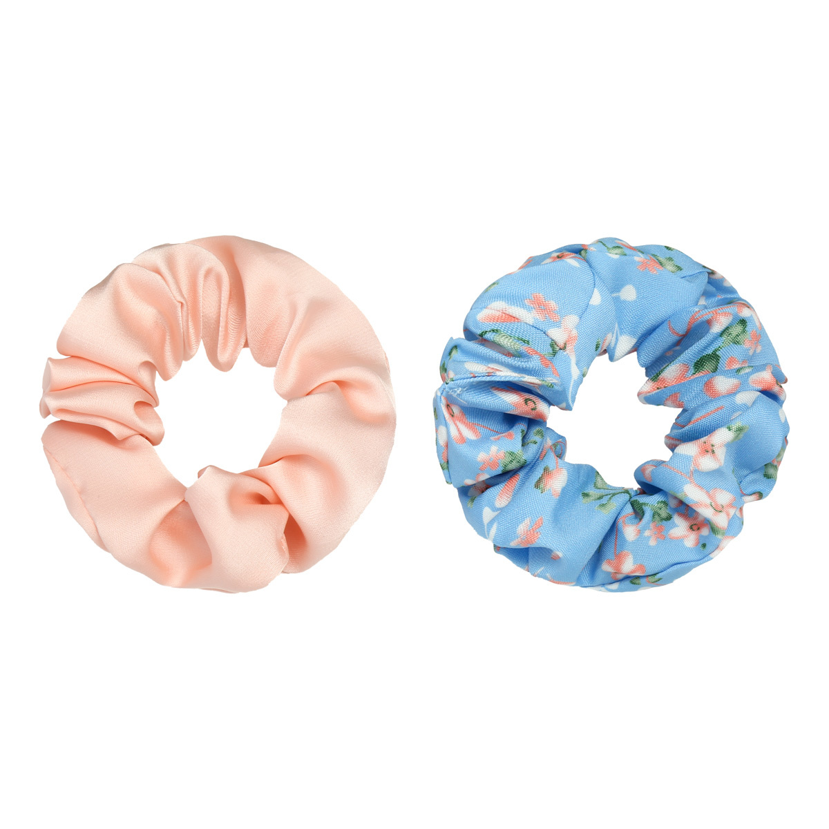 Scrunchie PINK - BLUE -set van 2