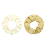 Scrunchie GOLD - PEARL -set van 2