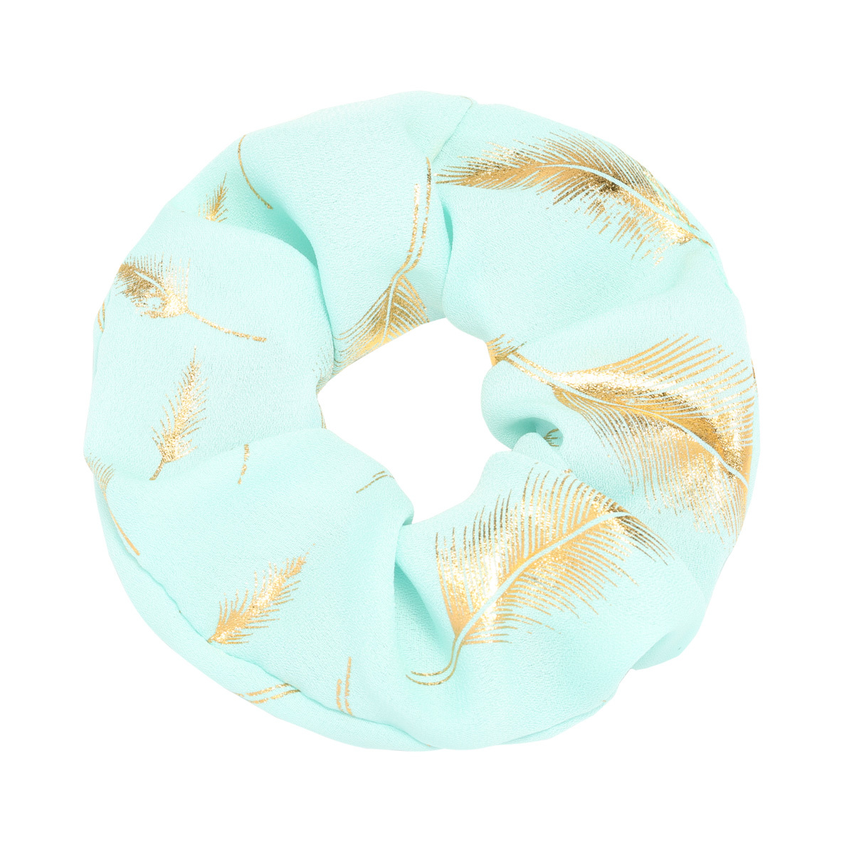 Scrunchie Golden Feather