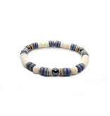 Armband Natural Colors Denim Blue uit de collectie "Back To Nature"  van Sazou Jewels