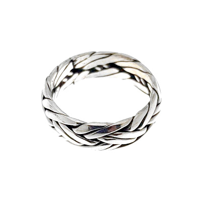 Zilveren Ring "Double Braided" - 925 Sterling Zilver