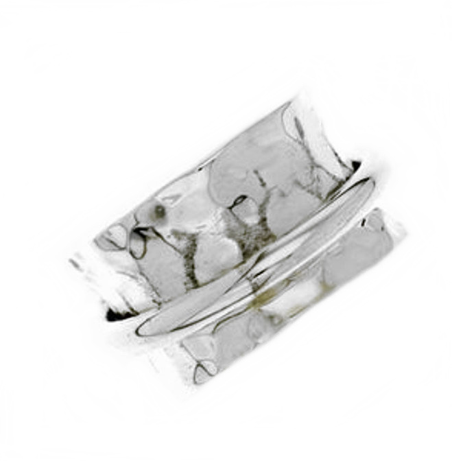 Voorwaarde terras Bacteriën Zilveren Brede Gehamerde ring - 925 Sterling Zilver - Sazou Jewels &  Lifestyle
