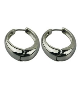 Oorbel Paris Stainless Steel Zilver