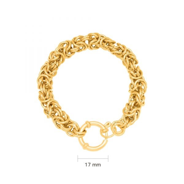 Armband Queen Stainless Steel Gold Plated