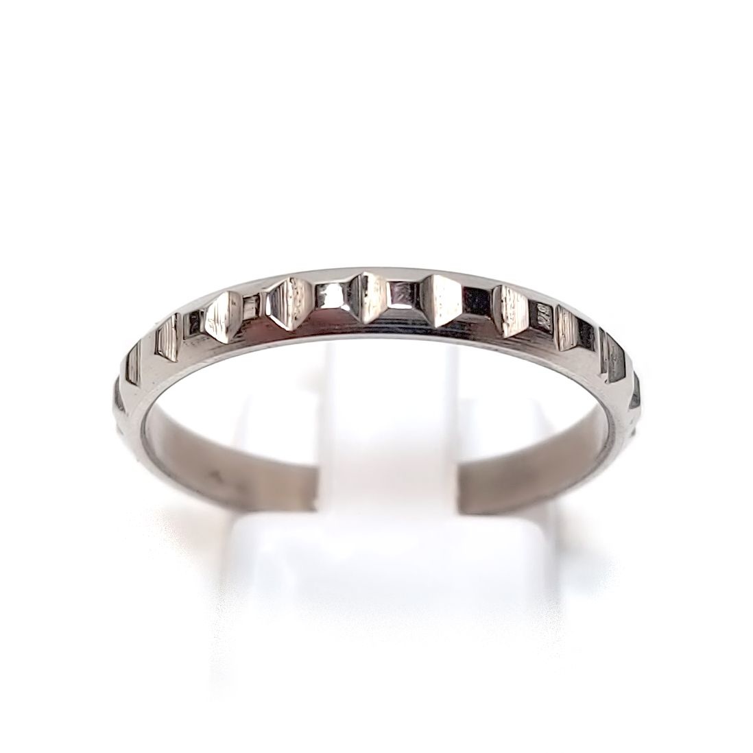 Ring Blox Stainless Steel  - Silver Plated