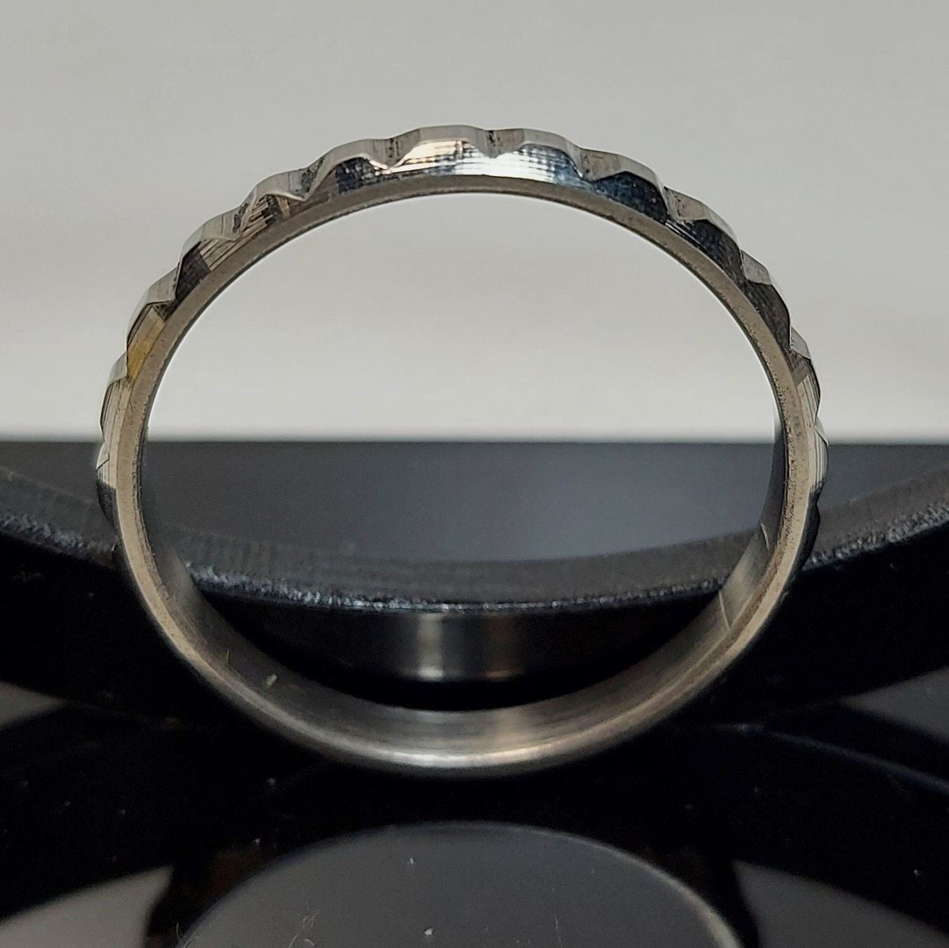 Ring Blox Stainless Steel  - Silver Plated