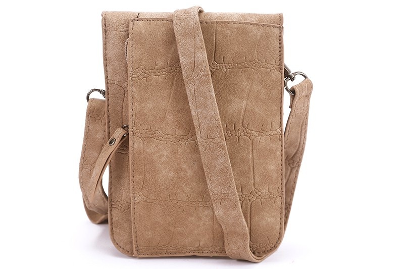 Telefoontasje | Crossbodybag | Schoudertasje Taupe