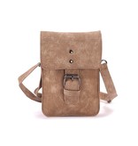 Telefoontasje | Crossbodybag | Schoudertasje Taupe