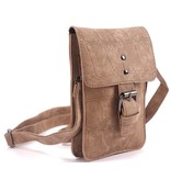 Telefoontasje | Crossbodybag | Schoudertasje Taupe