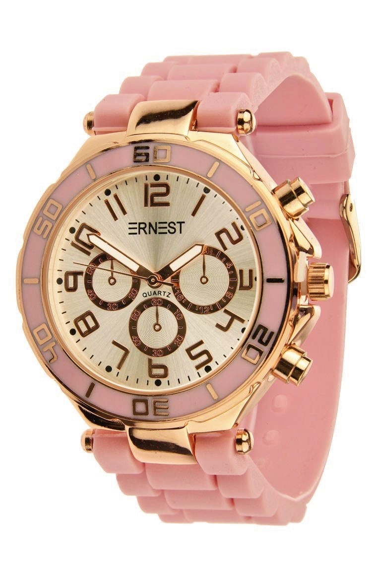 Ernest Horloge Rose Case Pink 7008