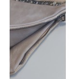 Tas Stone Beige Oker met glinsterende steentjes