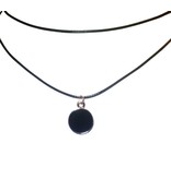 Choker Black Round Drop