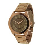 Ernest Unisex horloge Exentric Bruin