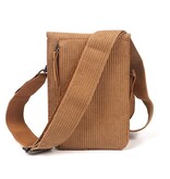 Telefoontasje | Schoudertasje | Crossbodybag | Brede Band | Donker Camel