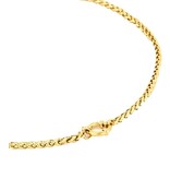 Brede ketting Queen stainless steel gold - Quin