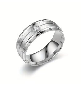 Ring | Zirkonia | Steel | Zilver