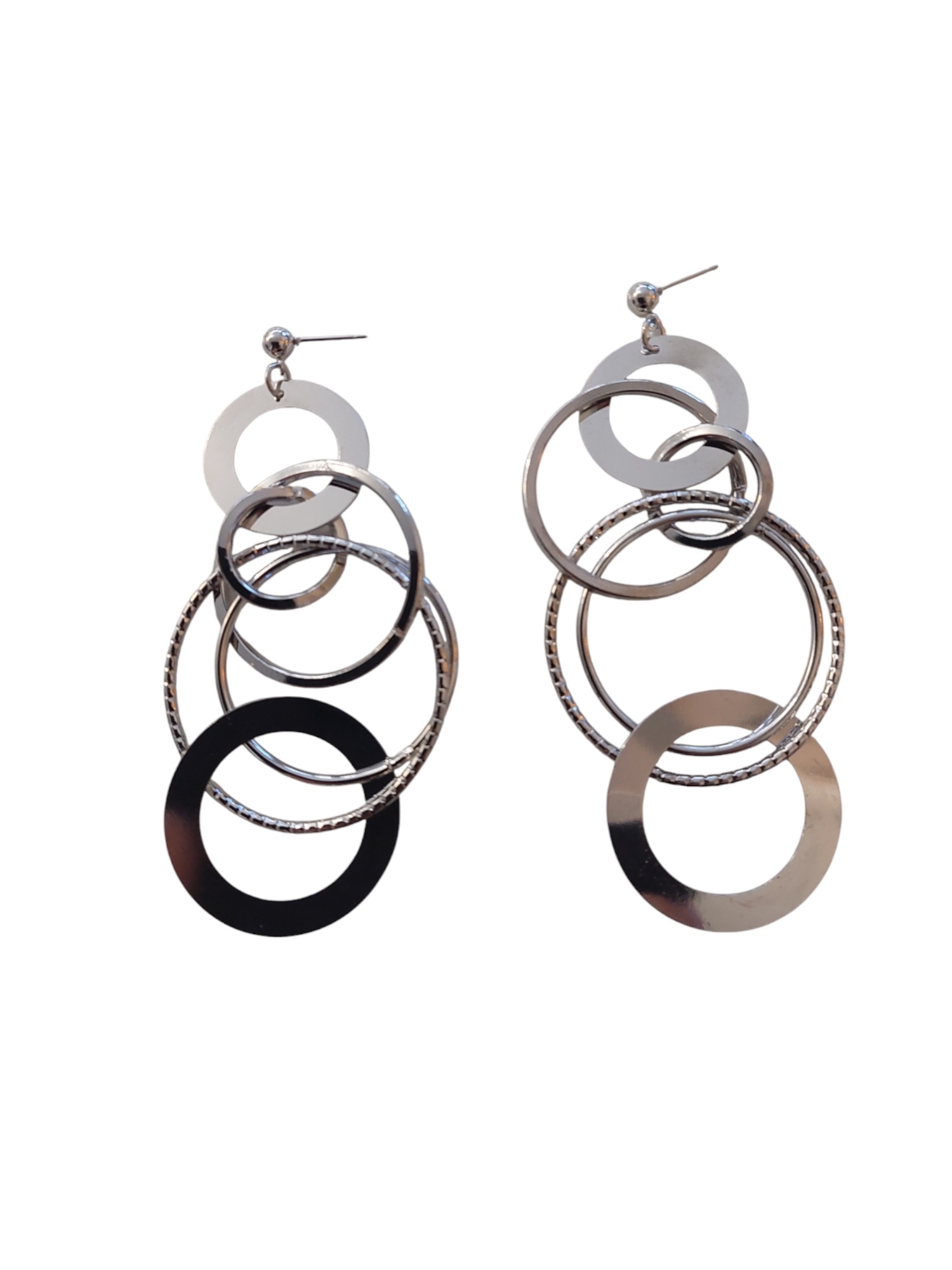 Sazou Jewels Statement oorbellen met cirkels