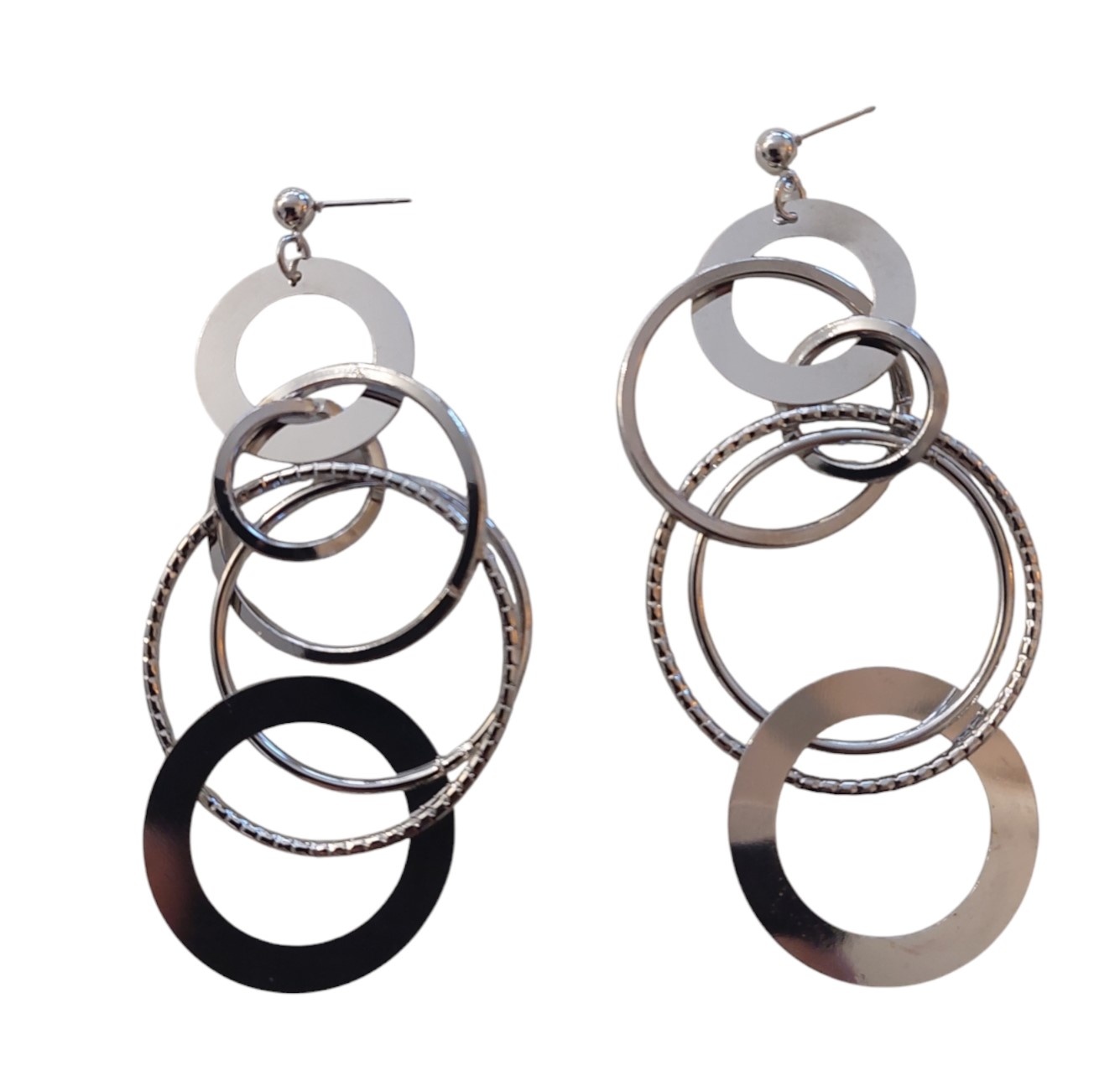 Sazou Jewels Statement oorbellen met cirkels