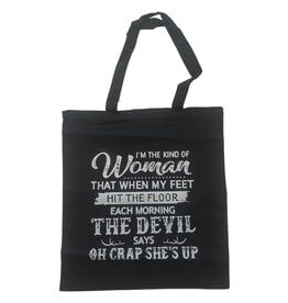 Sazou Jewels Katoenen tas met tekst