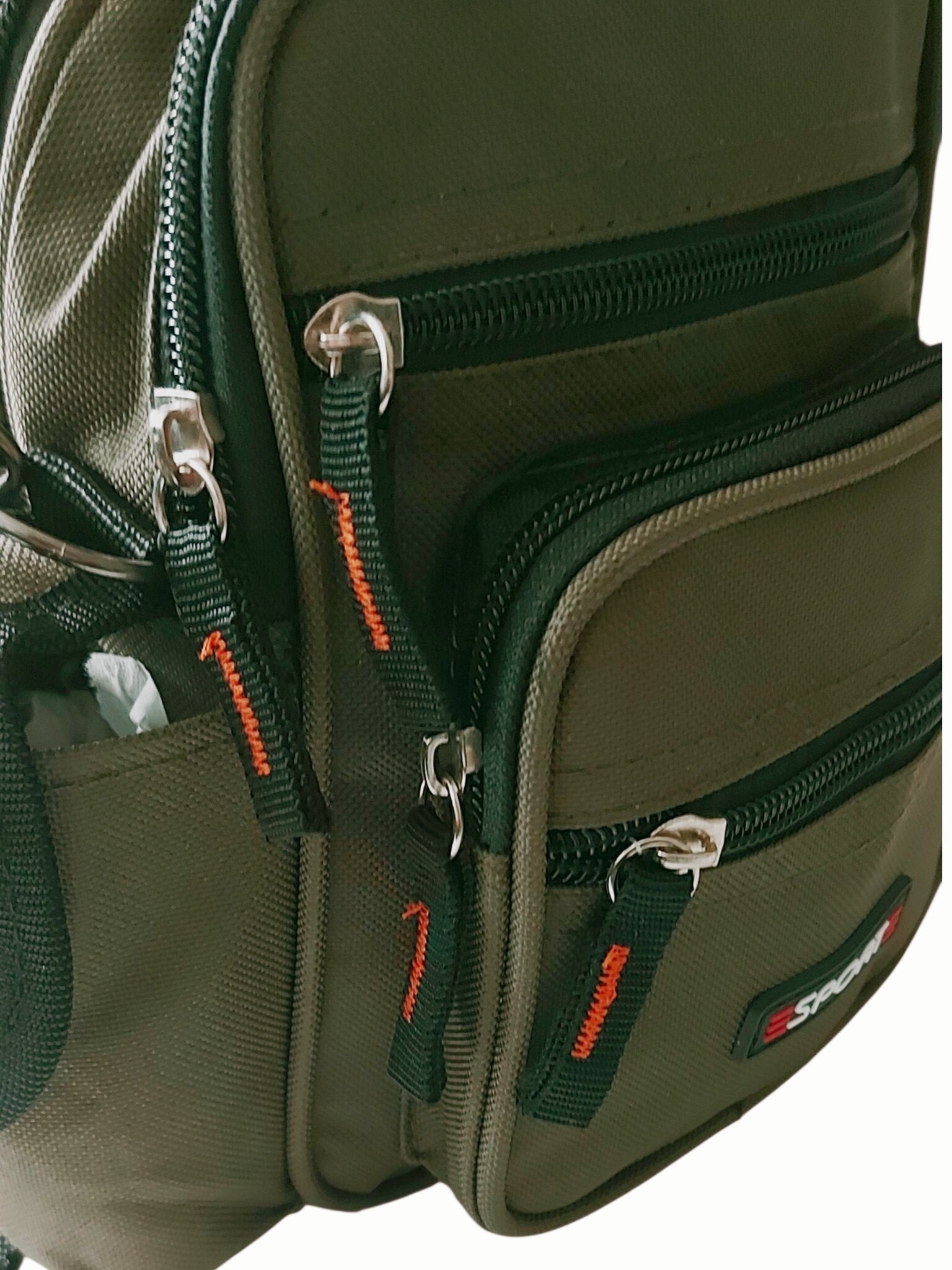 Legergroen tasje voor aan je riem of over je schouder