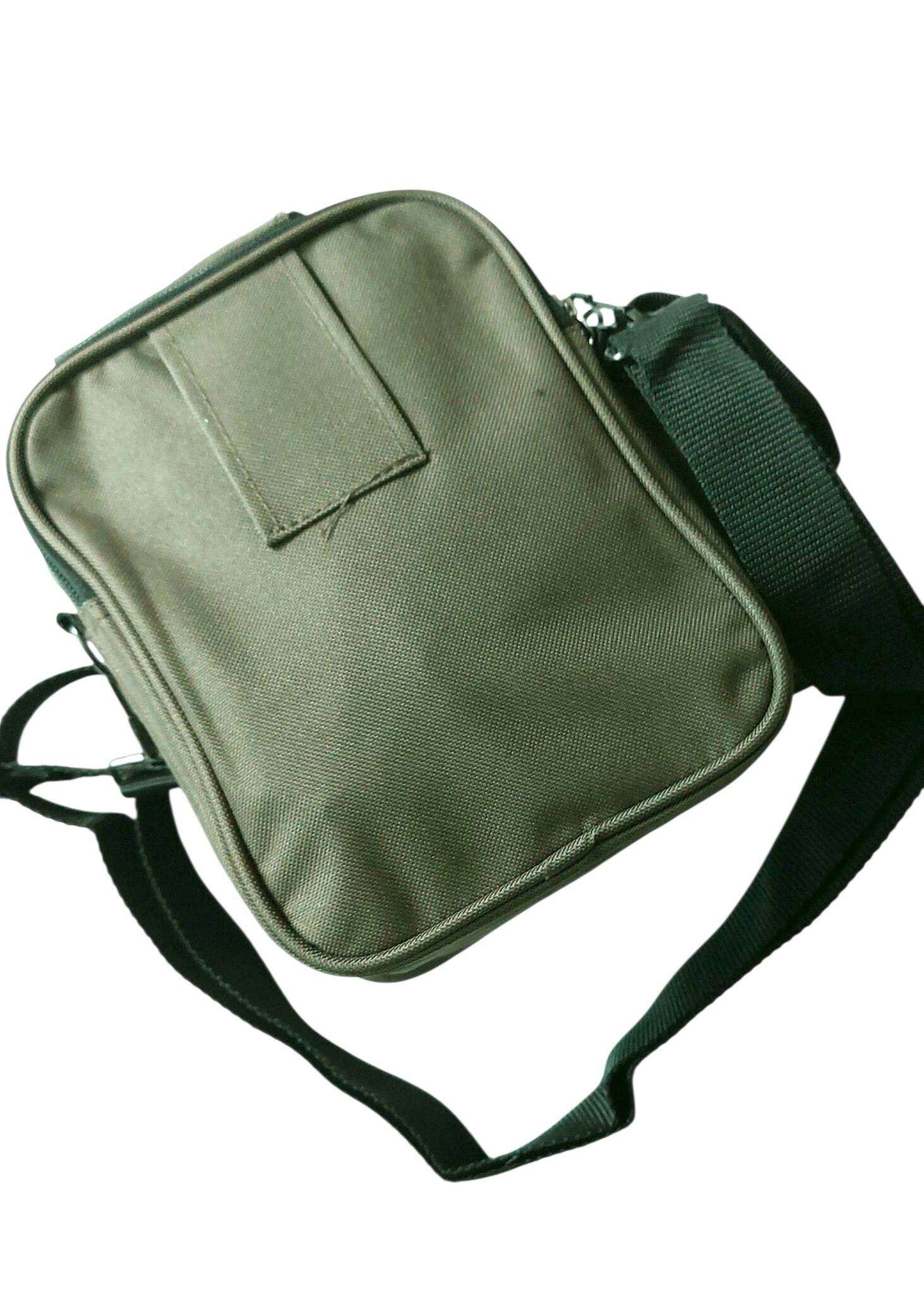 Legergroen tasje voor aan je riem of over je schouder