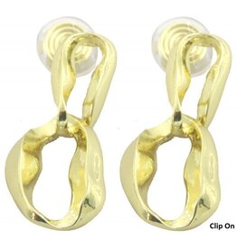 Musthaves Clip oorbellen | Golden  Chain