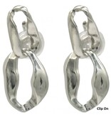 Musthaves Clip oorbellen Silver Chain