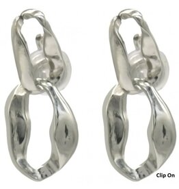Musthaves Clip oorbellen | Silver Chain