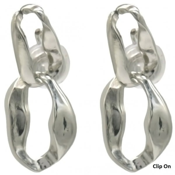 Musthaves Clip oorbellen Silver Chain