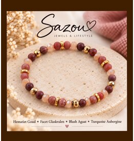Sazou Jewels Plus Size | Armband  Fall | Elastisch