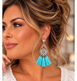 Oorbellen | Let's WOW  | Turquoise Blue