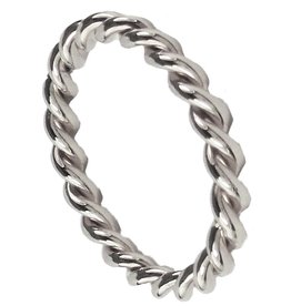 Ohlala Ring | TWISTED | Steel | Silver | OHR58