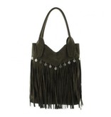 A-Zone Tas Tassels in de kleur Taupe