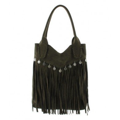 A-Zone Tas Tassels in de kleur Taupe