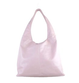 Tas | Italiaans Leer | Schoudertas | Roze| Italiaans Design