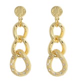 Sazou Jewels Oorbellen Chain - Gold