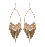 Oorbellen met strass en steentjes Gold