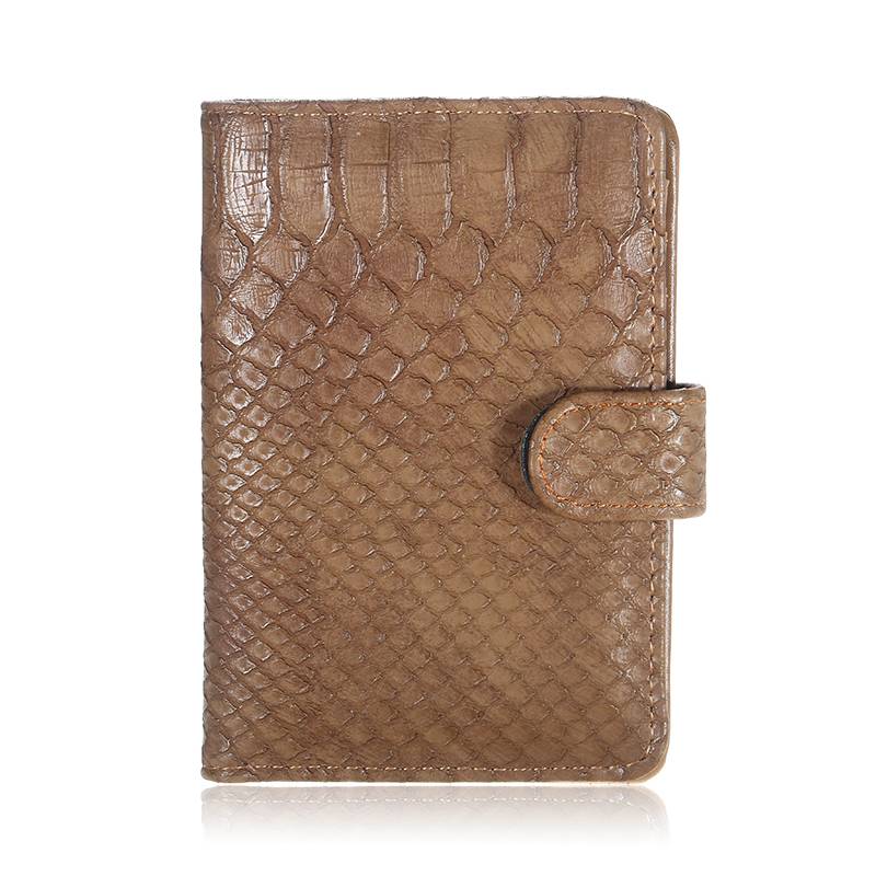 Paspoort Case Croco Brown