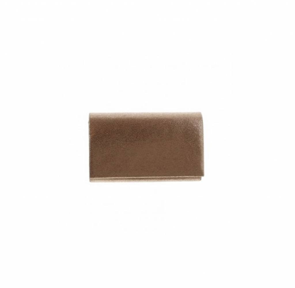 Shiny Old pink clutch met zilveren ketting