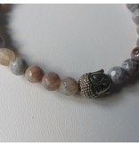 Armband Natural Stones -Laguna Agaat - 6mm