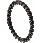 Ohlala Ohlala ring TWISTED Black Steel