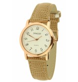 Ernest Horloge Pedra Camel Rose