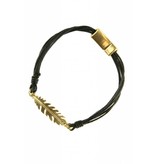 Armband Feather Black