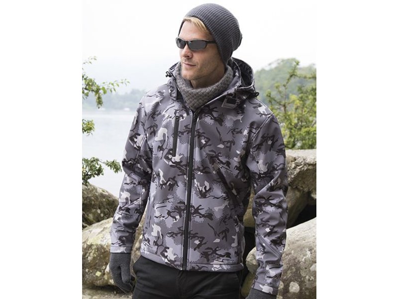 Result Urban Camo TX Performance Hooded Softshell