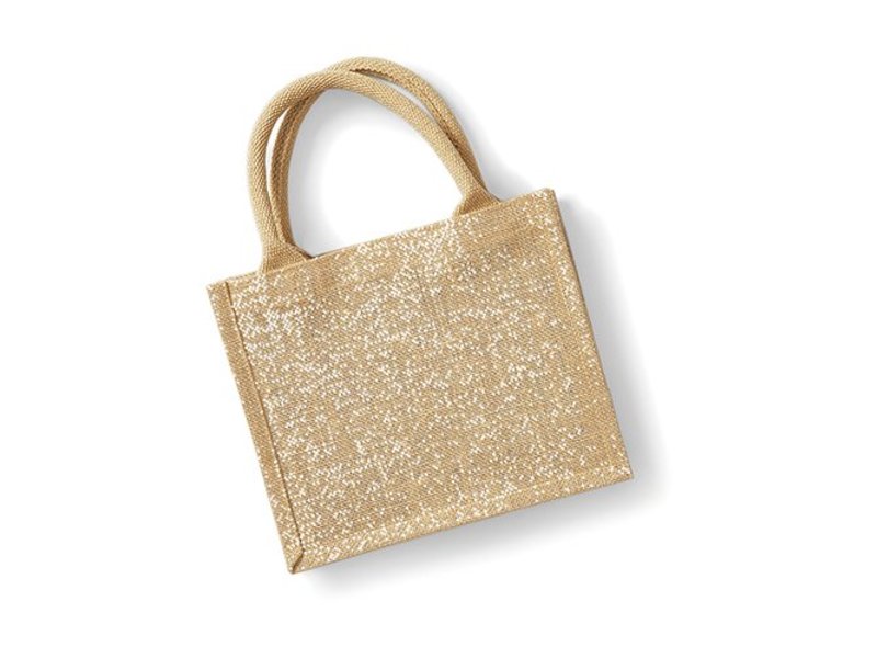 Westford Mill Shimmer Jute Mini Gift Bag